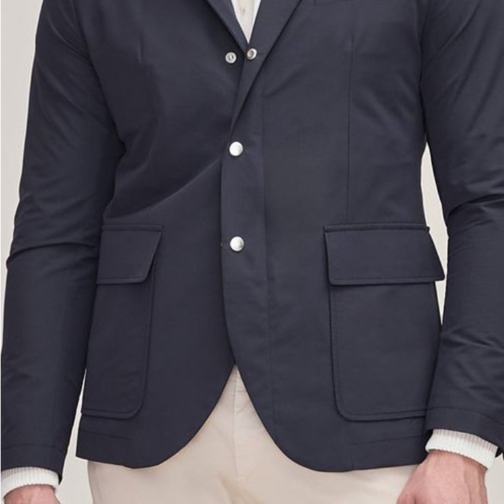 Eleventy Platinum Collection Navy Field Jacket